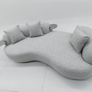 أريكة بتصميم عصري مخصص ذات شكل خاص، أثاث للفنادق والحدائق والمنتجعات ومناطق الاستراحة، أريكة منحنية إبداعية - Product Image 4