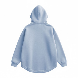 OEM al por mayor hombres Unisex de gran tamaño de peso pesado 100% algodón transpirable Sudadera con capucha en blanco logotipo personalizado cremallera respetuoso con el medio ambiente a prueba de viento - Product Image 2