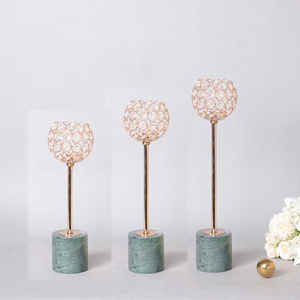 Bougeoirs en métal design antique pour mariages fêtes décor à la maison bougeoir créatif unique centres de table support 2023 - Product Image 5