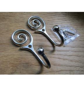 Diseño de tendencia caliente cortina de metal lazo trasero holdback pared ventana cortina titular accesorios para el hogar sala de estar dormitorio Hotel hardware - Product Image 1