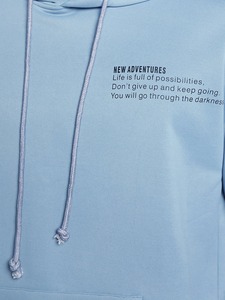 Sweat à capuche surdimensionné pour hommes en coton polaire pull-over décontracté hiver sweat à capuche coupe régulière logo personnalisé disponible - Product Image 5