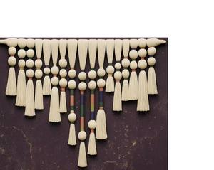 Tapisserie Murale Macramé Boule Sphérique Bohème, Décoration Murale en Corde Tressée pour la Maison, Art Mural de Luxe - Product Image 1