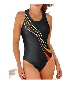 Modest Tankini Trajes de baño Mujeres Trajes de baño de dos piezas Estampado floral Camiseta sin mangas Control de barriga Trajes de baño Cubrir - Product Image 2