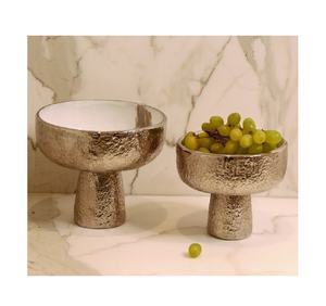 Fantaisie moderne luxe coulée aluminium coulée bol de fruits émail Vintage classique ton or bol de fruits luxe moderne bol Royal - Product Image 5