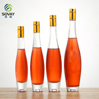 Bouteille à alcool en verre de haute qualité Super Flint 175ml275ml375ml500ml, bouteille à vin glacé, forme de boule de bowling, bouteille à vin tendance
