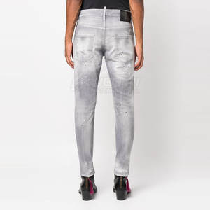 Jeans rasgados para estilo casual Jeans rasgados de moda con detalles desgastados Jeans rasgados de primera calidad para uso diario - Product Image 4