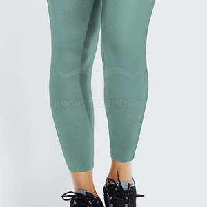 Pantalon de Yoga extensible de haute qualité pour femmes XL Legging d'entraînement de Fitness personnalisable taille élastique conception d'impression solide vente en ligne - Product Image 6