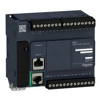 Dernière arrivée Modicon M221 PLC Logic Controller avec écran LCD et 24 chiffres Nombre d'entrées PLC de traitement haute vitesse