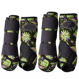 Nuevas vendas para patas de caballo para el cuidado de equitación, seguridad ecuestre, férula de neopreno, botas de tendón para caballo - Product Image 4