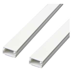 Canal adhésif pour câbles 20 x 10 mm - 2 pièces par mètre. - 60775 - Product Image 1