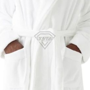 Custom Logo Design Korean Style Plus Size Luxury Kimono Robes Breathable Bathrobe for Men-for Home Spa Lounge Bathrobes - Product Image 5