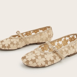 Zapatos Planos de Lona Igusa para Mujer, Mocasines Casuales Transpirables de Lino, Sandalias Tradicionales de Verano para Mujer - Product Image 1