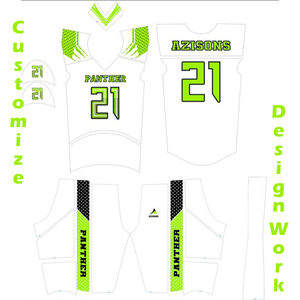 Maillot d'uniforme de football américain à sublimation personnalisée Maillot d'éventail personnalisé avec nom imprimé floral à l'avant et à l'arrière - Product Image 5