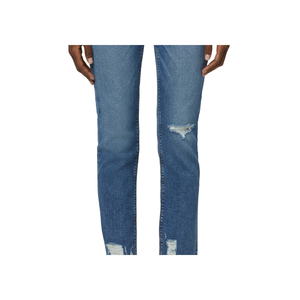 Jeans Hudson Nico a Vita Alta, Gamba Dritta, Taglio Corto, Effetto Vetro Marino Vintage, Distressed, Boot Cut, in Denim Traspirante, per Taglia 32 - Product Image 6