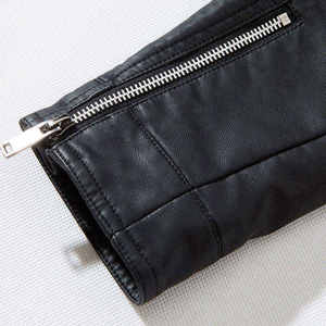 Chaqueta de cuero con estilo para hombre más vendida para hombre Chaqueta de cuero impermeable de estilo formal para invierno - Product Image 5