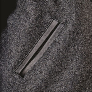 2025 Veste en cuir décontractée pour hommes de concepteur de logo personnalisé col montant grande taille vente en gros vierge OEM ODM entretenu - Product Image 6