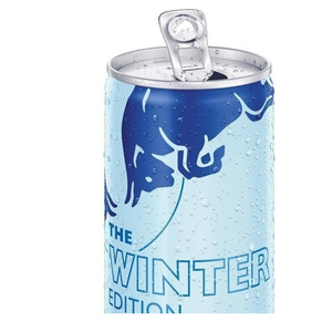 Venta al por mayor de envases a granel de 250ml para Red Bull Winter Edition, bebida energética baja en carbohidratos sin azúcar, ingrediente principal, carbonato - Product Image 1