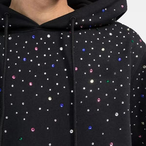 Nouveauté : Sweat-shirts d'hiver pour hommes avec strass - Teint uni et brodé, 100% coton, logo personnalisé - Product Image 5