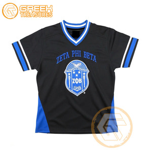 T-shirt en coton de haute qualité personnalisé Zeta Phi Beta, vêtements de sororité, vêtements de fraternité pour femmes, respirant, manches courtes - Product Image 4