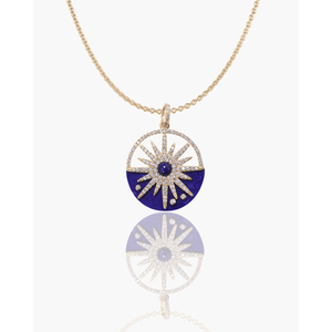 Collier tendance en titane avec pendentif étoile géométrique et perle – Style vintage, cadeau idéal pour fiançailles ou soirée - Product Image 1