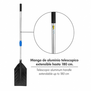พลั่วอลูมิเนียมแบบยืดหดได้ 180 ซม. สำหรับใช้ในครัวเรือน - Product Image 5