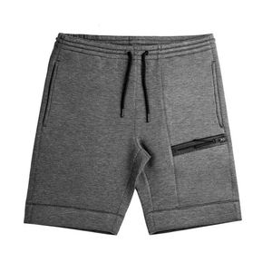Wholesale Men Fleece <b>Shorts</b> Casual Athletic Drawstring Waist <b>Zipper</b> <b>Pocket</b> Gym Workout Sweat <b>Shorts</b> Custom Logo OEM - Product Image 1