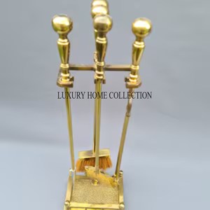 Rust-resistant high-performance metal fire pit tools with heat-resistant coating and comfortable wooden handles for grip - Product Image 6