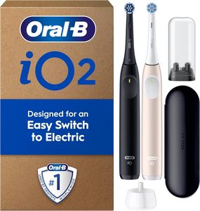 <b>Oral</b>-<b>B</b> iO2 Electric <b>Toothbrush</b>, 1 Gentle Care <b>Toothbrush</b> Head, 1 Travel <b>Case</b>, 1 Travel Refill Holder, <b>Toothbrush</b> for Adults - Product Image 4