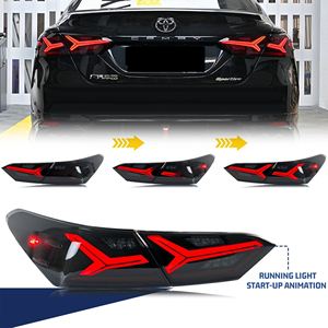 Lámpara de luces traseras LED HOSI con luz de maletero para Toyota Camry 8 <span class=keywords><strong>th</strong></span> 2018-2023 luces traseras con lámpara de paso accesorios de coche - Product Image 5