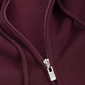 Sweats à capuche pour hommes en vrac personnalisés avec Premium 100% coton polaire fermeture éclair poche sweats à capuche respirant confortable matériel en gros usine - Product Image 6