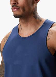 Camiseta sin Mangas de Algodón de Primera Calidad, de Secado Rápido y Transpirable para Hombre, Cuello Redondo, para Entrenamiento, Deportes, Correr, Estilo Casual Sólido - Product Image 4