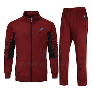 Ensembles de survêtements d'hiver pour hommes grande taille en gros, couleur unie, 100 % coton, logo personnalisé, respirant, écologique, léger, réversible - Product Image 1