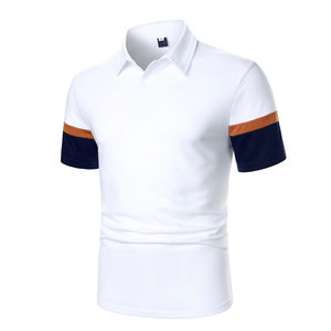 Polo pour homme en polyester ou en coton, personnalisé avec broderie ou impression, vente en gros OEM, uniforme d'entreprise, polo pour homme - Product Image 1