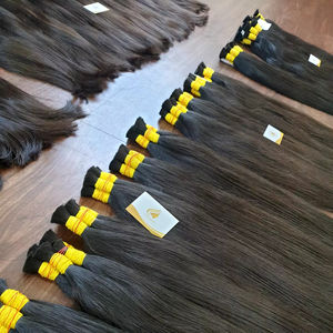 Extensions de cheveux humains Remy vierges 100% Extensions de cheveux naturels en vrac droits blonds non traités - Product Image 5