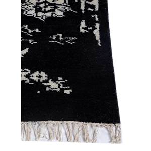 Tapis en laine noué à la main Savana Ivory grande surface LCARM-63, motif médaillon rectangulaire pour salon et couloir - Product Image 4