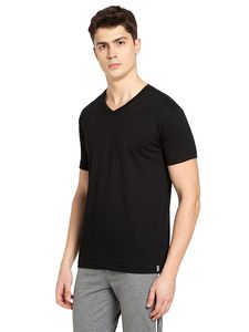 Wholesale Blank T Shirt <b>black</b> color Custom 100% Cotton T-Shirt Printing Logo For <b>Men</b> Plain T Shirts Printed - Product Image 3