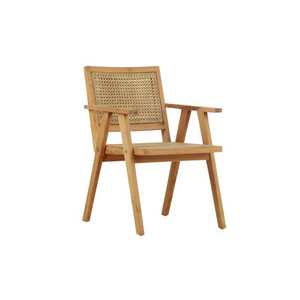 Tressa Folding <b>Chair</b> Set Octagonal Teak <b>Wood</b> <b>Table</b>-Durable Comfortable Modern Minimalist Design for Garden Dining Park Use - Product Image 5