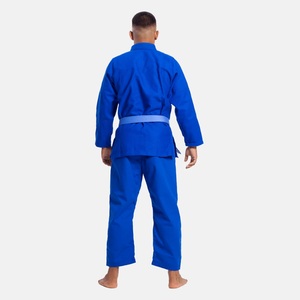 Vente en gros de tissu extensible de qualité supérieure 450 g/m² 100 % coton pour Jiu Jitsu, Kimono brésilien BJJ, ensembles d'entraînement d'arts martiaux unisexes - Product Image 3