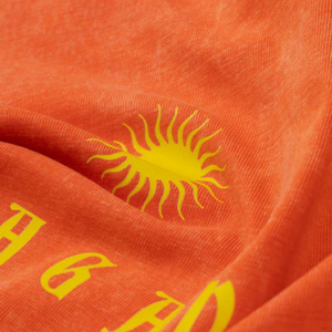 <b>Orange</b> Fit Washed 100% Cotton <b>Men's</b> <b>T</b>-<b>Shirts</b> Vintage Style Casual Streetwear Soft Breathable Daily Urban Wear - Product Image 6