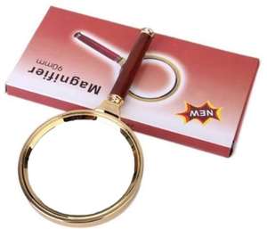 Loupe de lecture portable à main, lentille optique claire, loupe de texte pour livres, journaux et petits caractères - Product Image 4