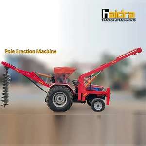 Chargement facile Déchargement Machine agricole à usage intensif-Composants de qualité Tracteur robuste de montage de poteau de canal fabriqué - Product Image 2