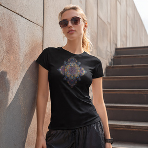 Camisetas Deportivas con Cuello en V para Mujer, Manga Corta, Cuello Redondo, Ropa de Yoga, Tops, 100% Poliéster, Camiseta de Gimnasio para Mujer - Product Image 6