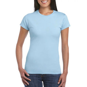 Camisetas de algodón liso del 100 por ciento que ofrecen una sensación transpirable, ligera y cómoda, ideal para ropa de calle informal de mujer - Product Image 6