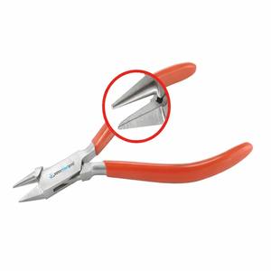 คีมขึ้นรูปแบบแบนและกลม 130 มม. เครื่องมือดัดลวดทำเครื่องประดับ สแตนเลส เครื่องมือช่างมืออาชีพ - Product Image 1