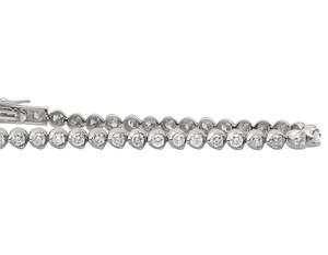 Bracelet en argent sterling plaqué or avec moissanite glacée, style classique tendance, bijoux fins pour femmes, idéal pour un cadeau, une fête ou un mariage - Product Image 6