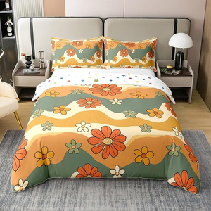 Tốt nhất bán sang trọng bông tấm Ga Trải Giường & <span class=keywords><strong>Comforter</strong></span> Set tùy chỉnh in cho Nhà Phòng Ngủ Ấn Độ nhà sản xuất - Product Image 5