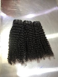 Exportation 100% cheveux vierges machine à donneur unique double trame avec processus à la vapeur boucles extension de cheveux bouclés crépus sur les prix de gros - Product Image 5