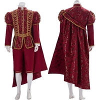 Disfraz Medieval Victoriano de Lana Transpirable de Alta Calidad para Hombre, Talla Personalizada para Adultos, para Representaciones Históricas y Halloween