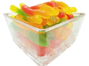 हॉट सेलिंग थोक हलाल फैंसी गमी कैंडी गर्म आकार के नरम मिठाई फल स्वाद वाले चीनी रंगीन चबाने वाली मिठाई की थैली पैकेजिंग - Product Image 2