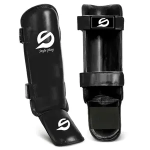 Protector de Espinilla y Empeine de Taekwondo con Núcleo de Acero, Equipo de Protección para Artes Marciales, Entrenamiento, Kickboxing, MMA, Protección de Piernas - Product Image 3